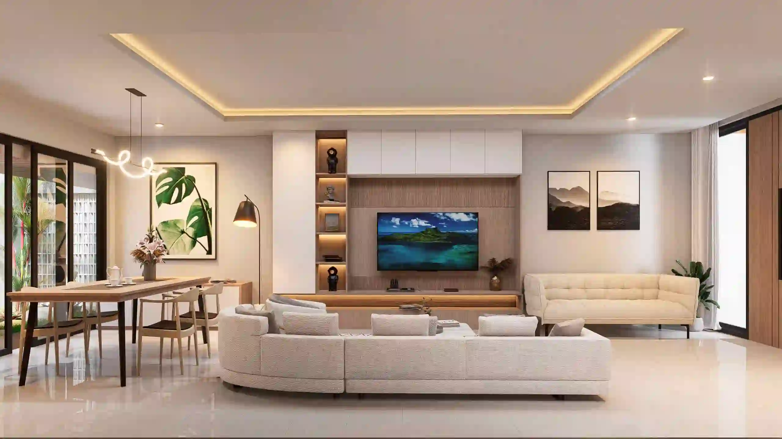 Fasad rumah minimalis urban dengan garis geometris modern